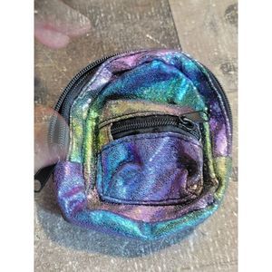 Mini Rainbow shiny doll accessory backpack toy figure